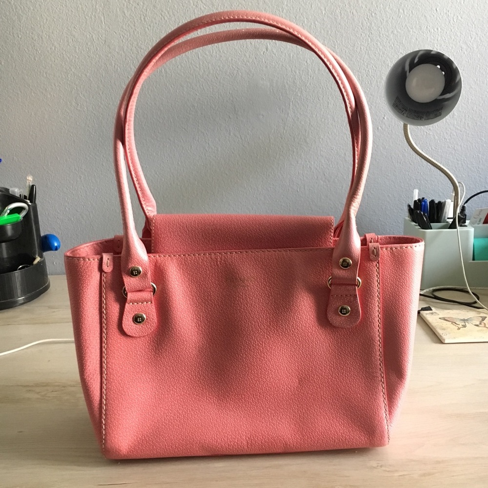 Kate Spade Pink Leather Handbag EUC